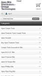 Mobile Screenshot of apexbitsdistributors.com